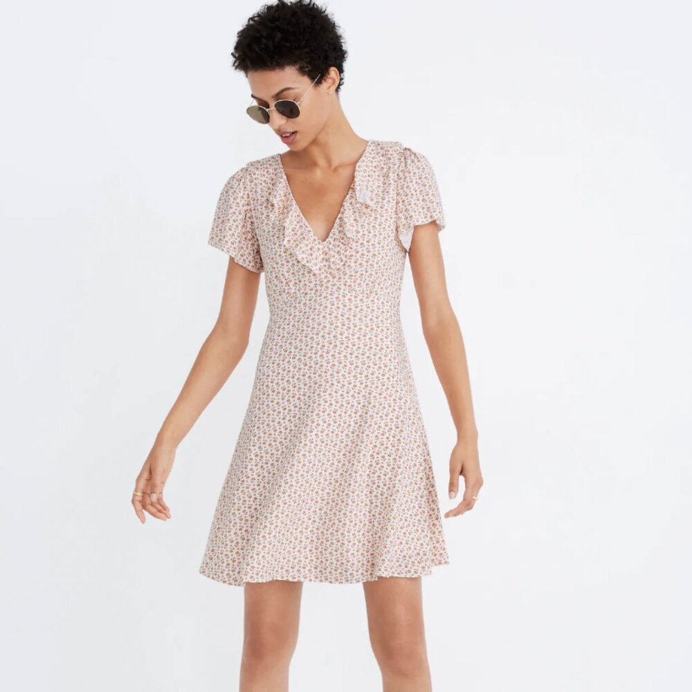 Madewell Floral Dress Size 6